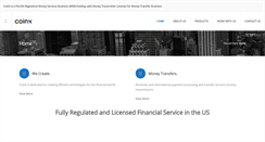 Desktop Screenshot of coinx.com